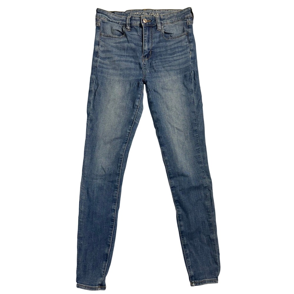 Flawed American Eagle Super Hi Rise Jegging Next Level Stretch Womens Size 4‎